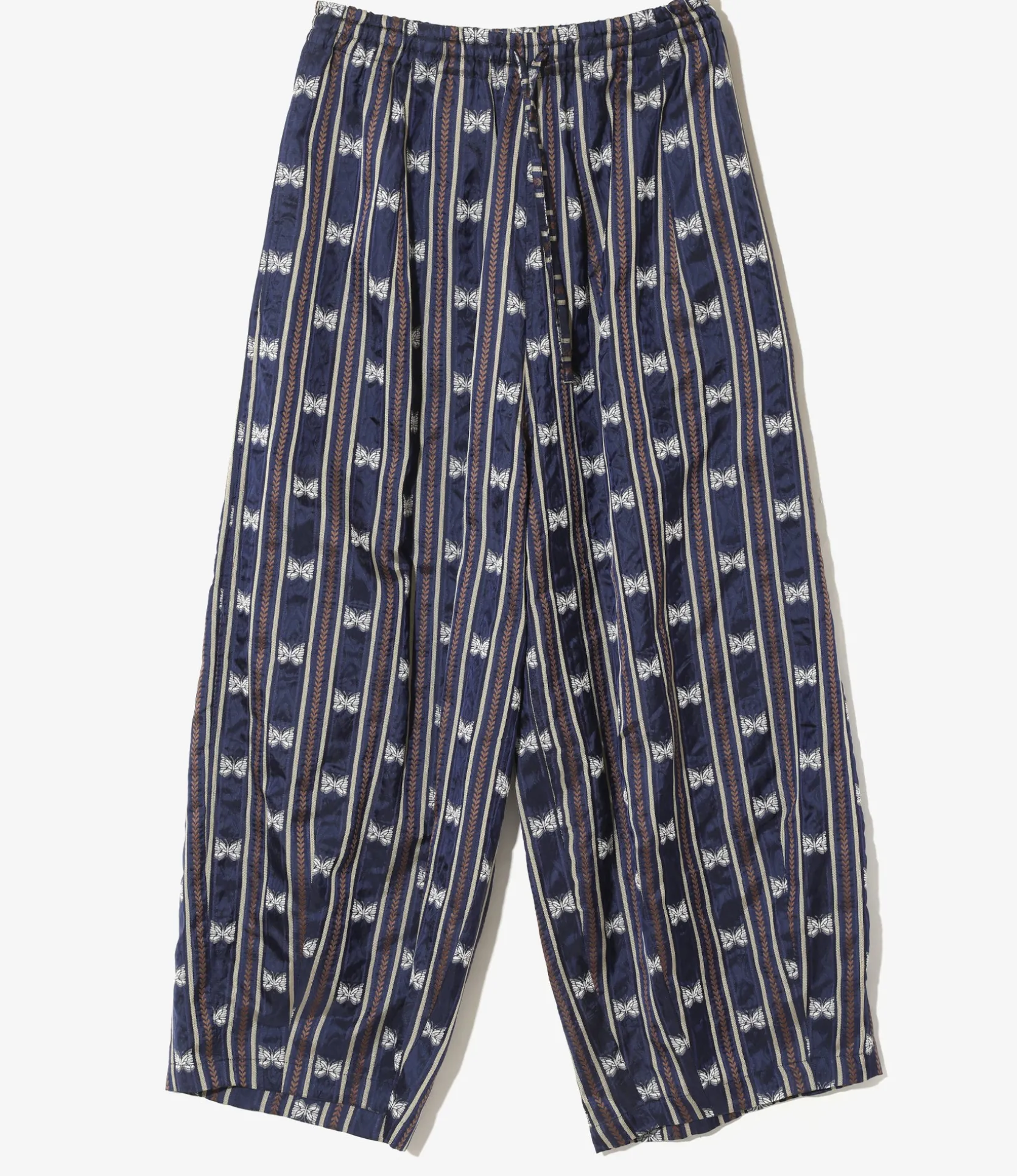 H.D. Pant - Navy - Papillon Stripe Jacquard