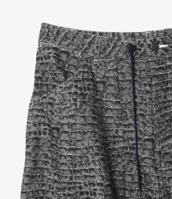 H.D Pant - Painter - Indigo - 10oz Denim / Crocodile Jacquard