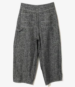 H.D Pant - Painter - Indigo - 10oz Denim / Crocodile Jacquard