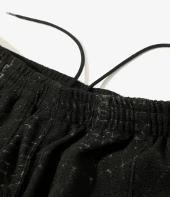 H.D. Track Pant - Black - Pile Jacquard / Spider Web