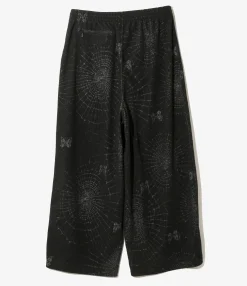H.D. Track Pant - Black - Pile Jacquard / Spider Web