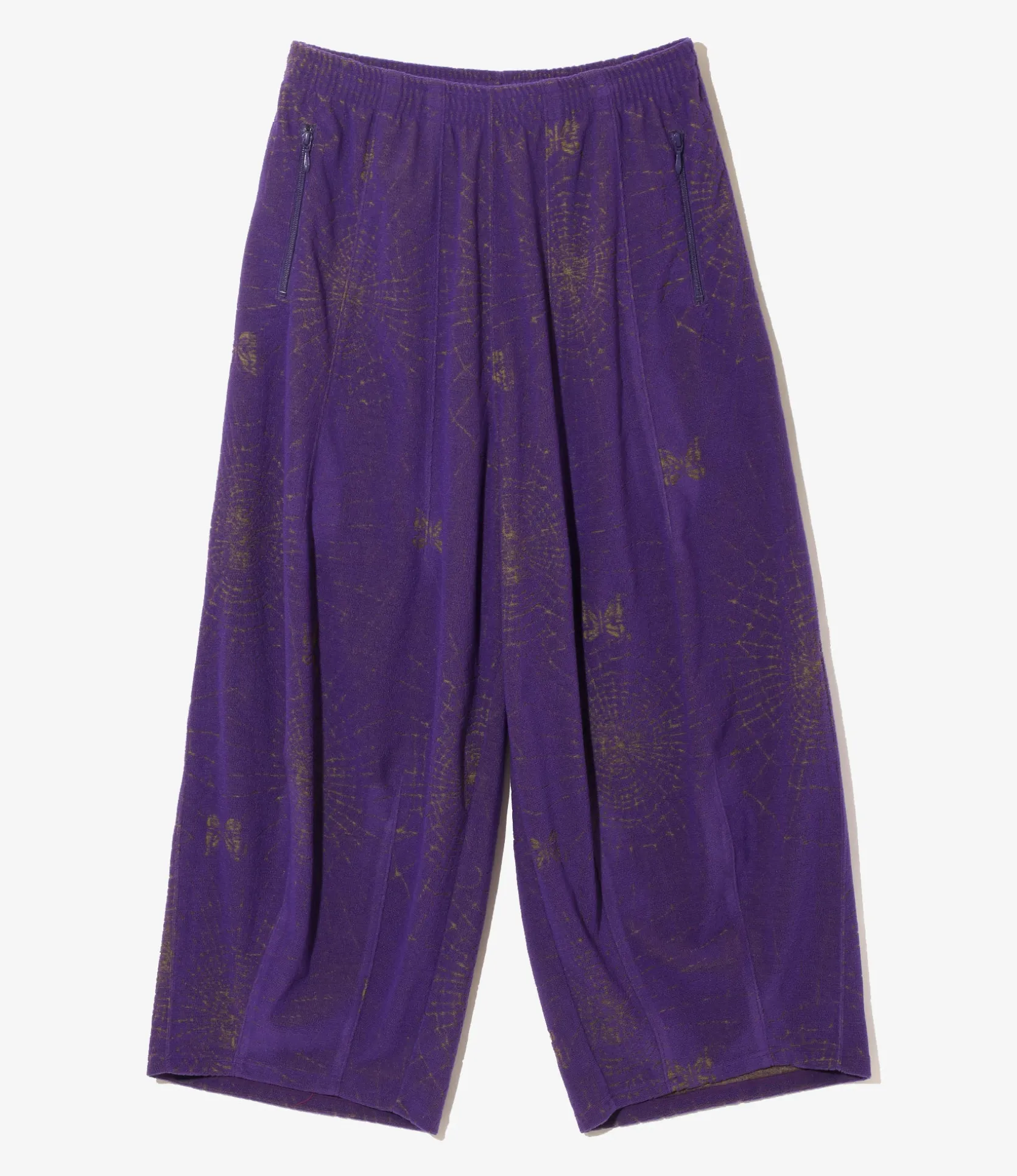H.D. Track Pant - Purple - Pile Jacquard / Spider Web