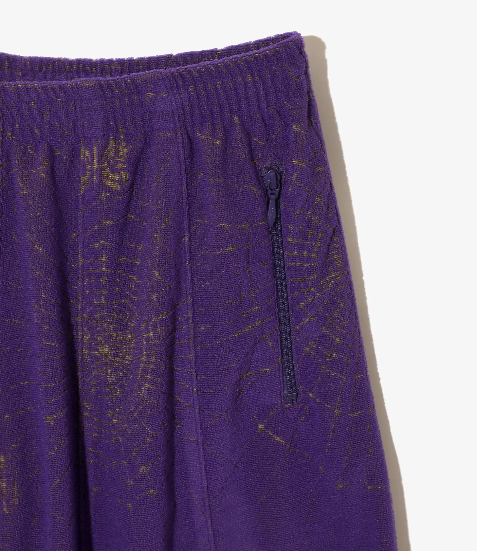 H.D. Track Pant - Purple - Pile Jacquard / Spider Web