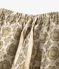 H.D.P. Pant - Beige - W/PE Ornament Jq.