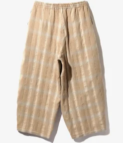 H.D.P. Pant - Mocha - W/PE Plaid Double Jq.