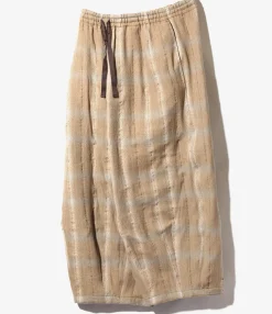 H.D.P. Pant - Mocha - W/PE Plaid Double Jq.