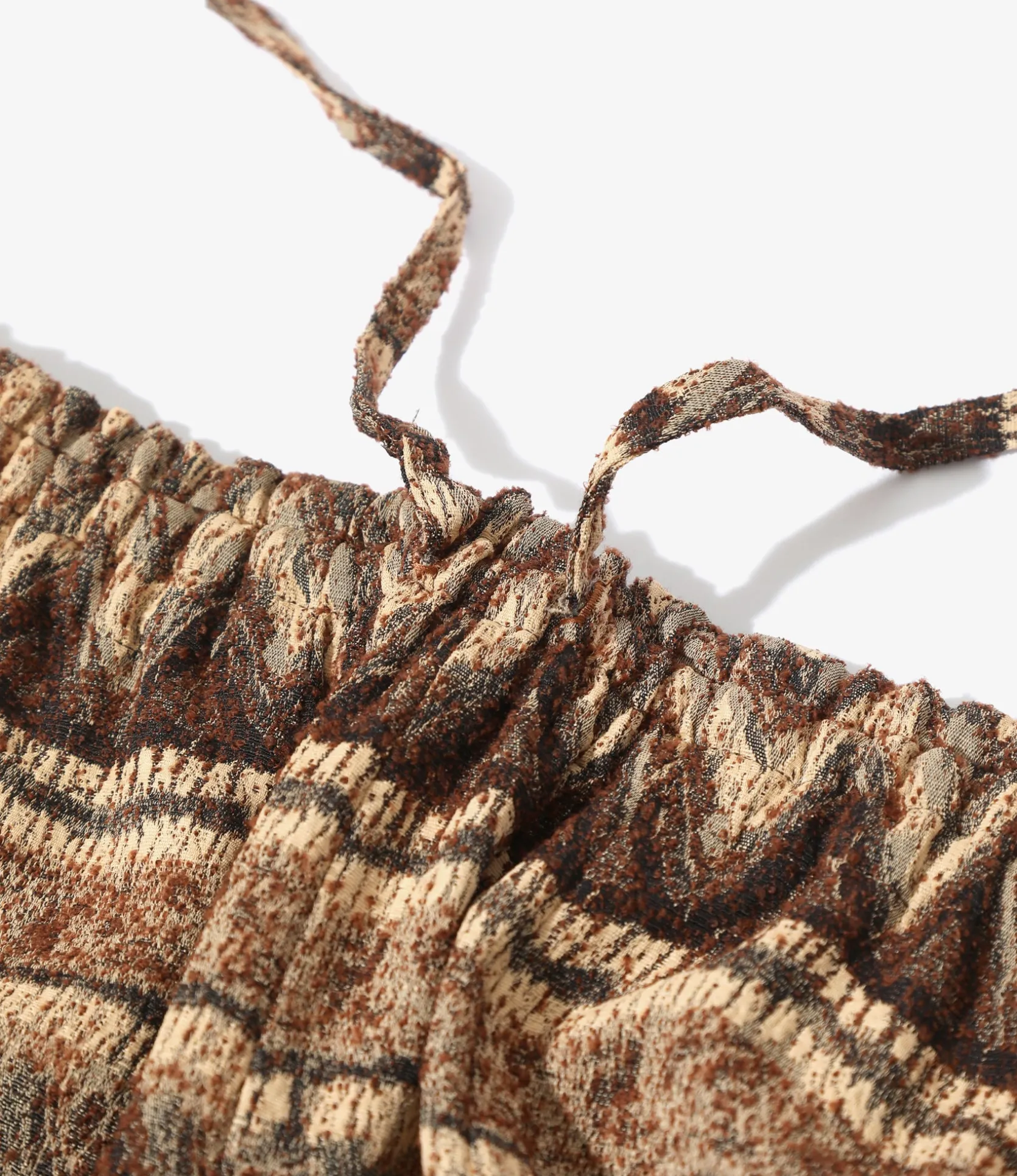 H.D.P. Short - Brown - AC/R/W/N Zigzag Stripe Jq.