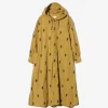 Hooded BD Dress - Khaki Gecko Embroidery