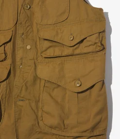 Hunting Jacket - Dk. Khaki Cotton Crosgrain