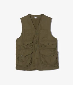 Hunting Jacket - Olive Coated Cotton Cloth