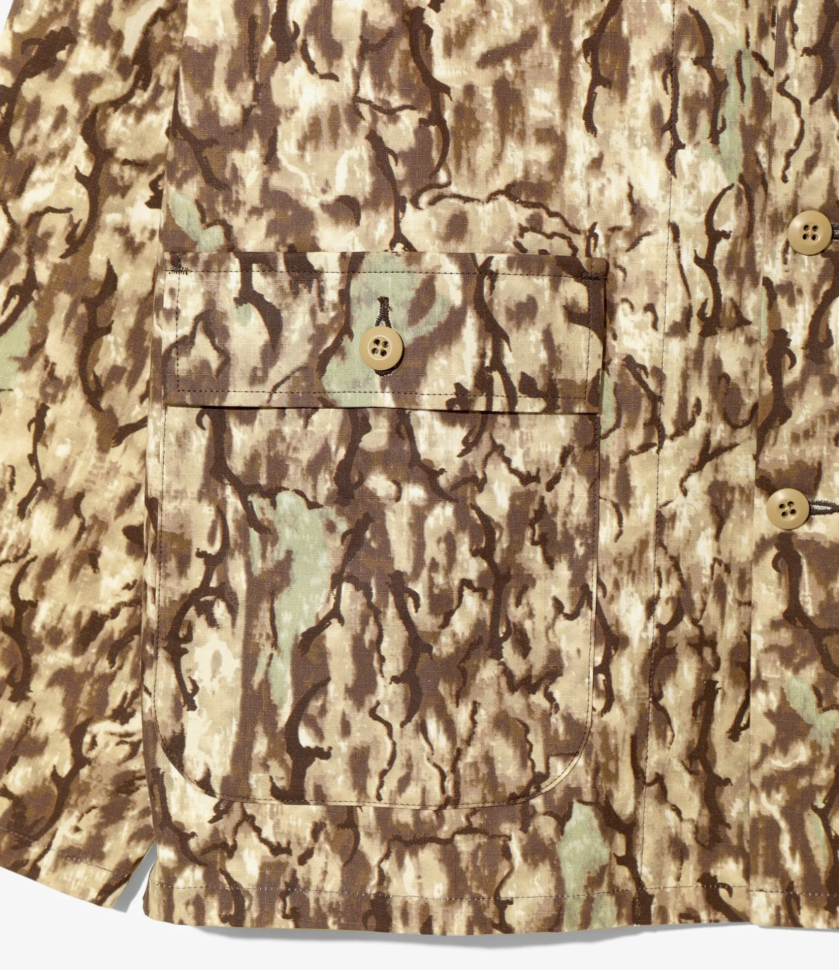 Hunting Shirt - Horn Camo - Cotton Ripstop / Printed