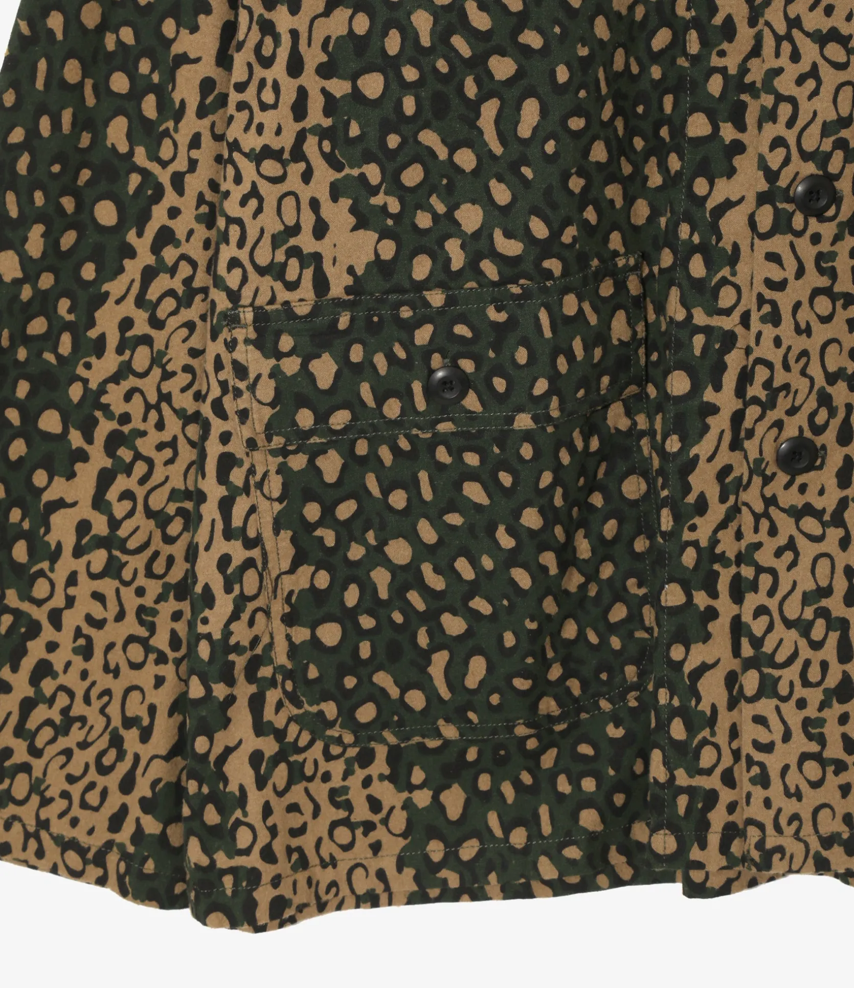 Hunting Shirt - Leopard - Cotton Flannel Printed