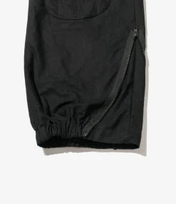 IAC Pant - Black Cotton Brushed Herringbone