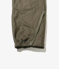 IAC Pant - Olive Cotton Brushed Herringbone