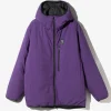 Insulator Zipped Parka - Purple - Poly Peach Skin