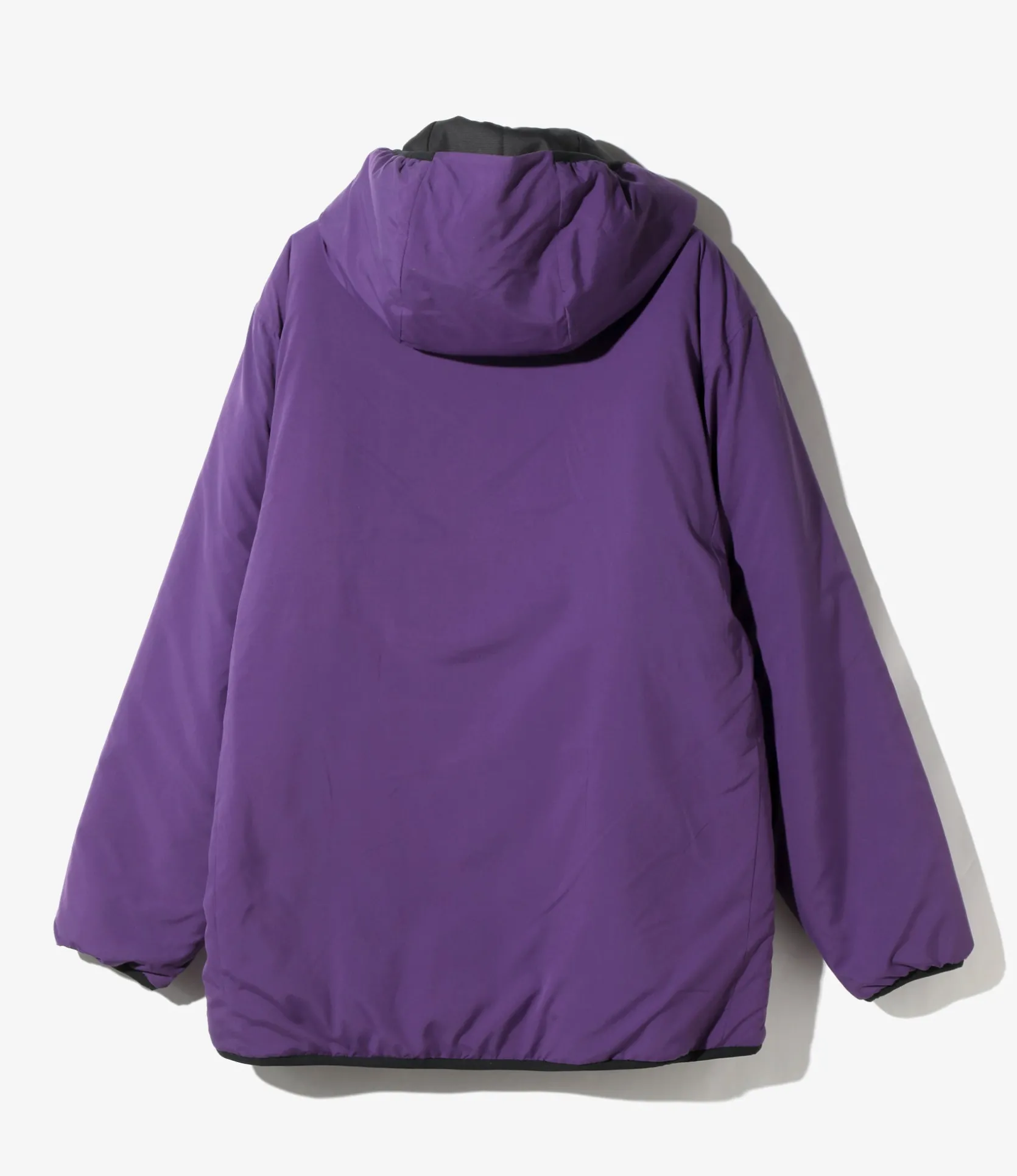 Insulator Zipped Parka - Purple - Poly Peach Skin