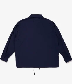Jumper Shirt - Navy Superfine Poplin