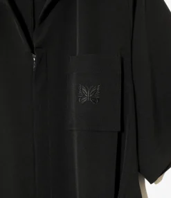 Jumpsuit - Black - Poly Light Double Cloth