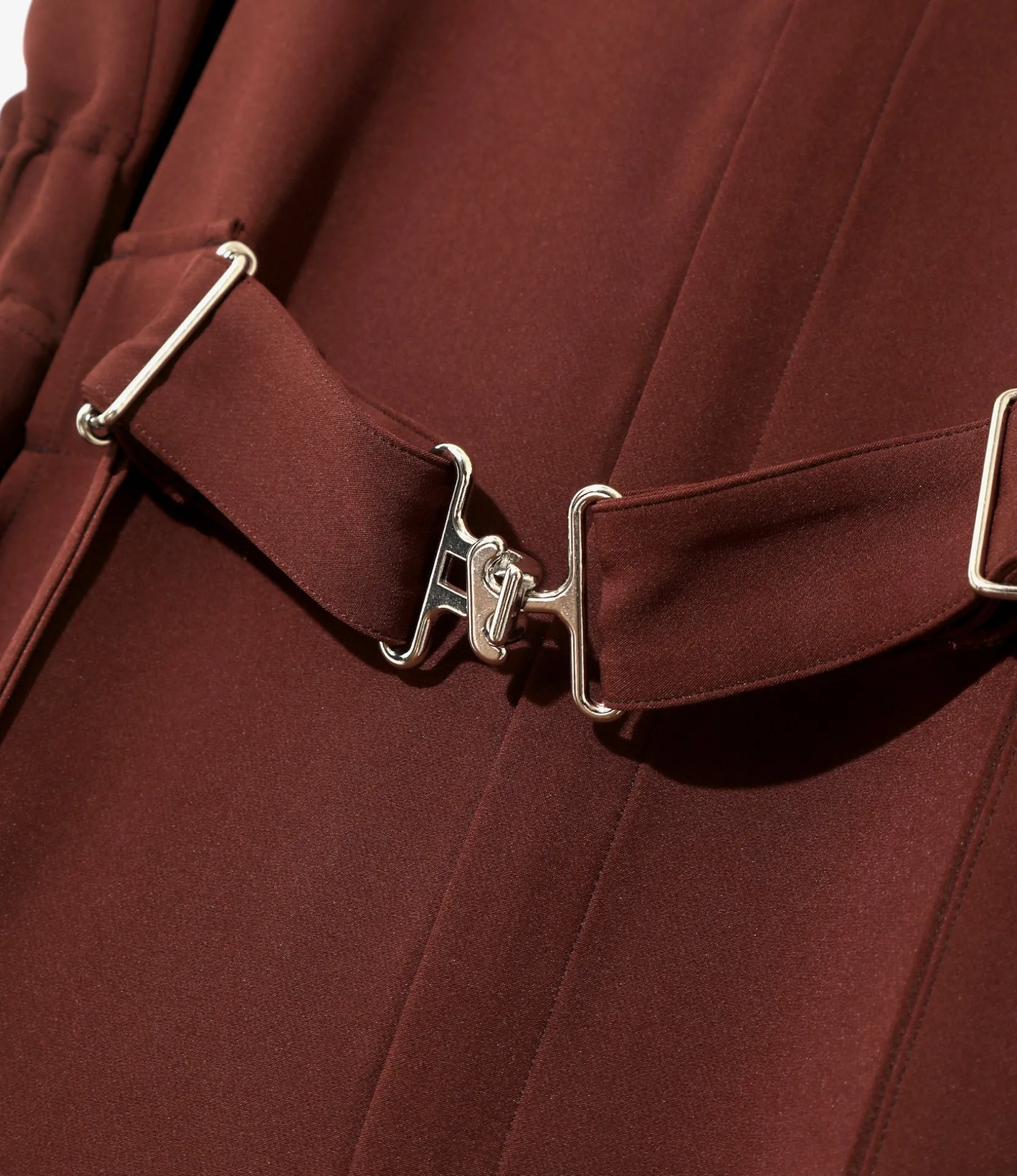 Jumpsuit - Brown - Poly Light Double Cloth