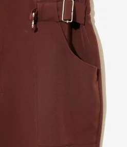 Jumpsuit - Brown - Poly Light Double Cloth