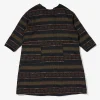 Kapo Dress - Black PC Ethnic Jacquard