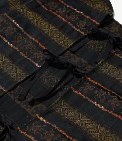 Kapo Dress - Black PC Ethnic Jacquard