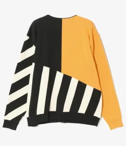 Knit Cardigan - Black - Cotton Stars and Stripes