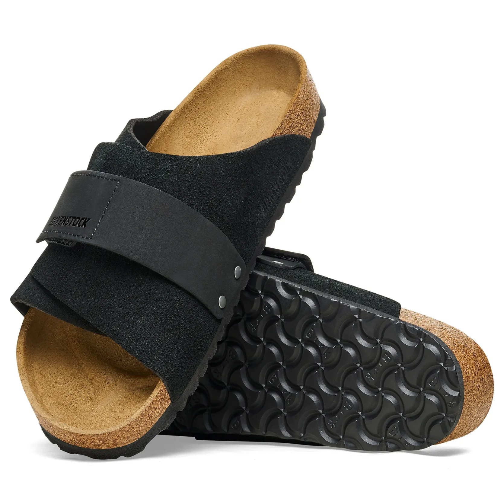Kyoto - Black - Nubuck / Suede Leather