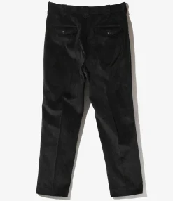 L Pocket Trouser - Black - 8W Corduroy