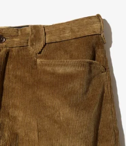 L Pocket Trouser - Brown - 8W Corduroy