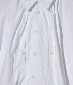 LAB Shirt - White 100's 2Ply Broadcloth