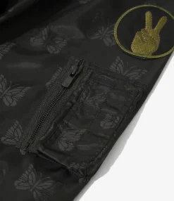 L2-B Jacket - Black - Papillon Jacquard Sateen