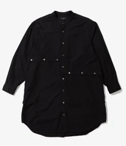 LB Shirt - Black 100's 2Ply Cotton Broadcloth