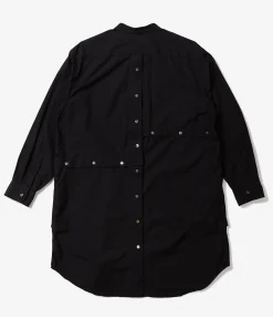 LB Shirt - Black 100's 2Ply Cotton Broadcloth