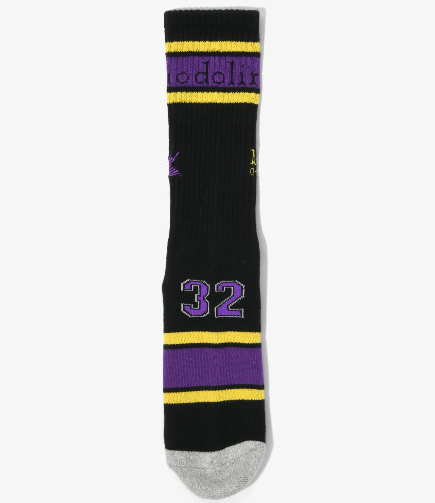 Line&Numbering Socks - Black