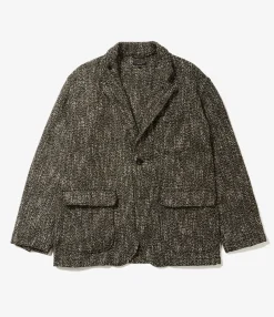 Loiter Jacket - Brown/Black Wool Homespun
