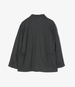 Loiter Jacket - Charcoal Tropical Wool