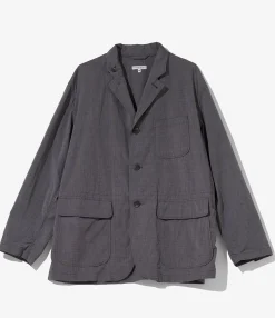 Loiter Jacket - Nepenthes Special - Charcoal Cotton End on End