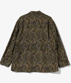 Loiter Jacket - Nepenthes Special - Black Cotton Paisley Print
