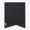 Long Scarf - Black Handkerchief Linen
