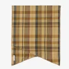 Long Scarf - Olive Cotton Madras Plaid