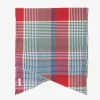 Long Scarf - Red/Green Big Madras Plaid
