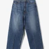 90' Loose Straight Pants - Indigo - Denim