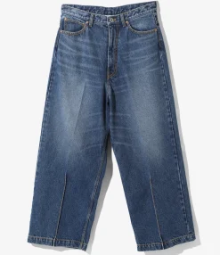 90' Loose Straight Pants - Indigo - Denim