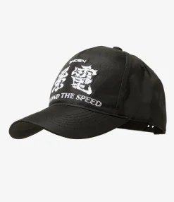L.P. Racing Cap - Black - Poly Taffeta