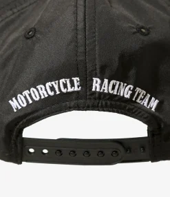 L.P. Racing Cap - Black - Poly Taffeta