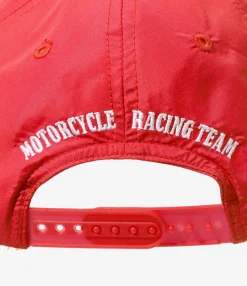 L.P. Racing Cap - Red - Poly Taffeta