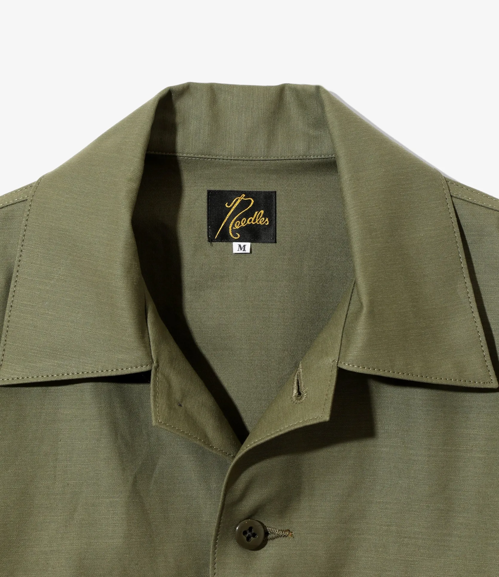 L/S Fatigue Shirt - Olive - Back Sateen