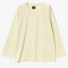 L/S U-Neck Tee - Natural - R/PE Russell