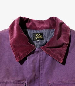 Lumberjack Coat - Purple - 11oz Cotton Oxford